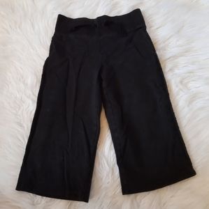 Black Knee Length Lounge Shorts
